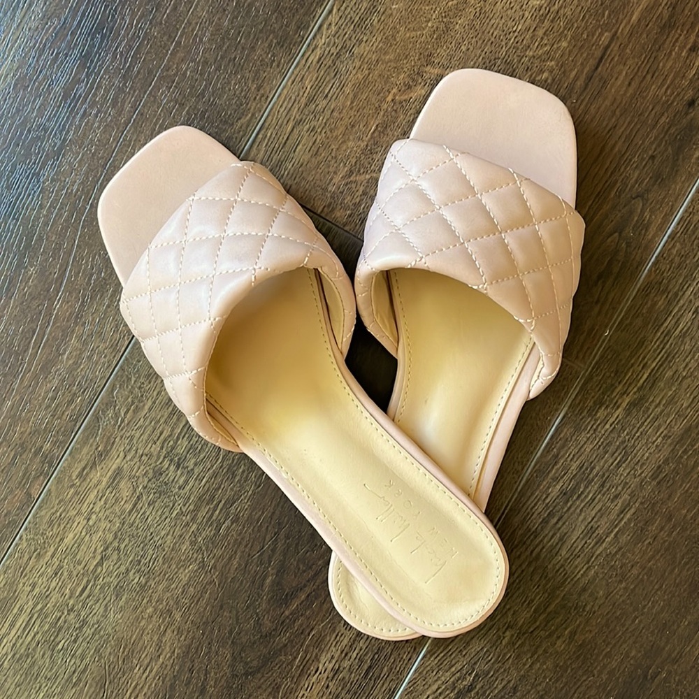 Nicole Miller New York- Baby Pink Cushion Flats